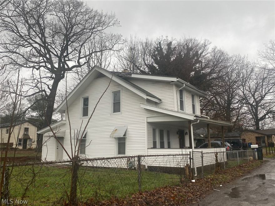 This property consists of 8 parcels with a total of .3213 acre. The home sits on one parcel on Utica with a 2 car block
garage on the parcel next to the house parcel. Another 2 car garage, in better shape. is on one of the Seneca parcels.
There are 4 parcels on Utica, and 4 parcels behind on Seneca.
Kitchen was updated 10 years ago with new cabinets, counter and ceramic tile floor. HWT is 6 months old, Most
windows are newer vinyl windows. Newer side door and vinyl siding. On second floor, there is a large room at the top
of the stairs, and a large private bedroom off of this area. Large open room could have a door put on for a 2nd
bedroom. Lots of possibilities.