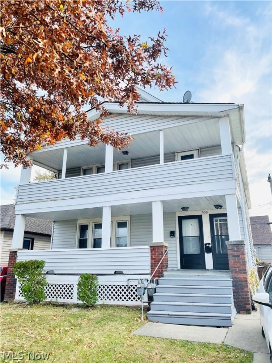 This lovely Parma 2 family home has been beautifully updated and is currently 50% occupied! Rents in this area are between 850-1150 for 2 beds and 950-1400 for a 3 bed. Recent updates include refinished/carpeted floors, updated kitchens and bathrooms, bedrooms, and and a finished attic creating a third bedroom in the up unit! The first and second floor units share an identical floorpan with spacious open-plan living / dining areas that connect to a kitchen and a full bathroom. The second unit has a finished 3rd floor living space/bedroom! More updates (2017) include 2 newer furnaces, hot water tanks, glass block windows, newer windows in down unit, and in 2015 Newer electrical panels! Professional Property Management already in place so all you have to do is make this double your own!