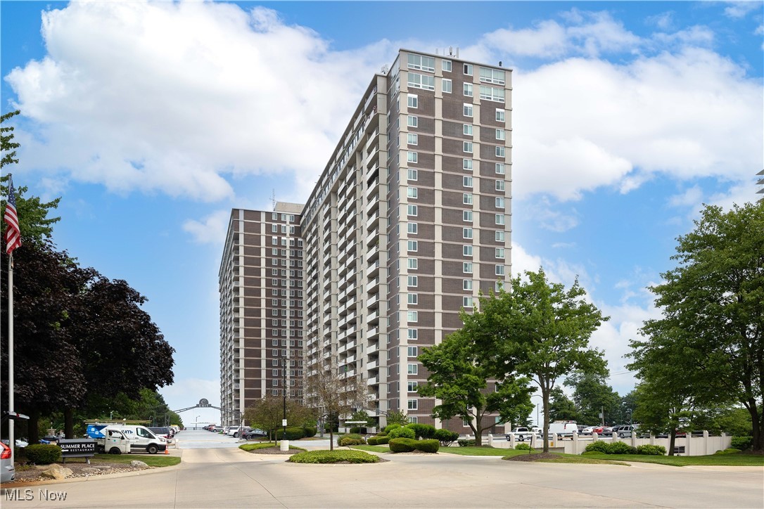 Your invited to view one of Carlyle's larger, ready to move in, one bedroom condos. This corner unit offers 873 square feet of living space on the 10th floor with spectacular views of the lake. The condo boasts two large walk in closets, one in the bedroom with custom built-ins and another in the hallway. Newly renovated bathroom with waterproof LVT to complete the look. Kitchen is equipped with stainless steel appliances, granite countertops and a built-in wine fridge. Great for entertaining friends on the balcony or a quiet evening at home. Nice cohesive flooring throughout provides a nice clean look. New windows and sliding door to the patio. The Carlyle offers a heated garage, indoor and outdoor swimming, fitness center, game room, outside grilling and picnic area, the popular Summer Place Restaurant and so much more! Come see why so many people call the Carlyle home.