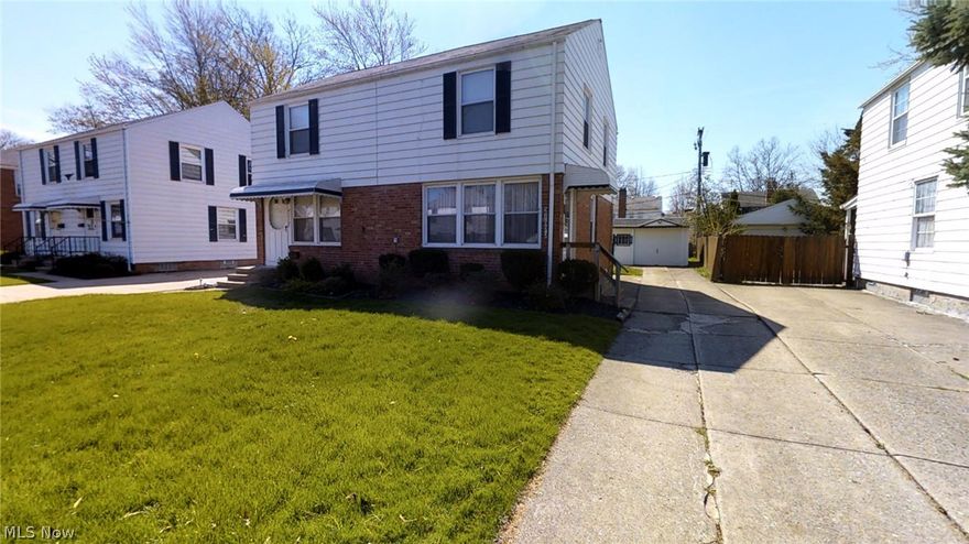 Enjoy this well maintained half duplex in Euclid!! Upon entering, you will notice the natural light and airy feeling ! You will enjoy two great sized bedrooms with ample closet space, a partially finished basement, an easy to maintain yard, and a one car garage! Schedule your private showing today!