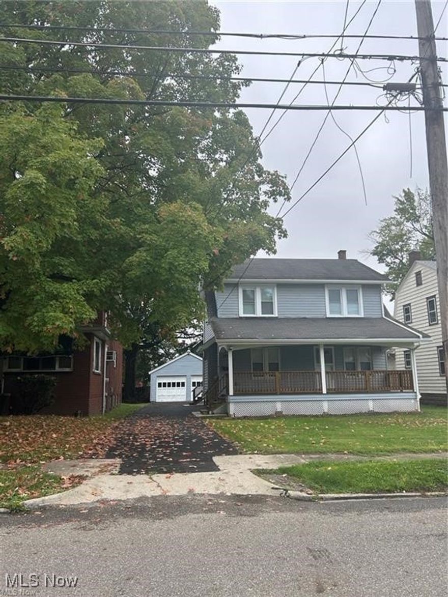 Come see! 3 Bedroom, 1 Bath home, 2 car garage, newer vinyl siding and vinyl windows on the first floor, newer carrier hi - efficiency furnace. Updated through out. Spacious kitchen with stove and microwave included.  Updated tile bathroom.  Full basement for extra space or storage with a 1/2 bath. 2 car garage.   Currently tenant-occupied.  Tenant pays $1000/month.  This is the perfect opportunity for investors or buyers looking for an affordable, updated home.  Call today to schedule your private showing!