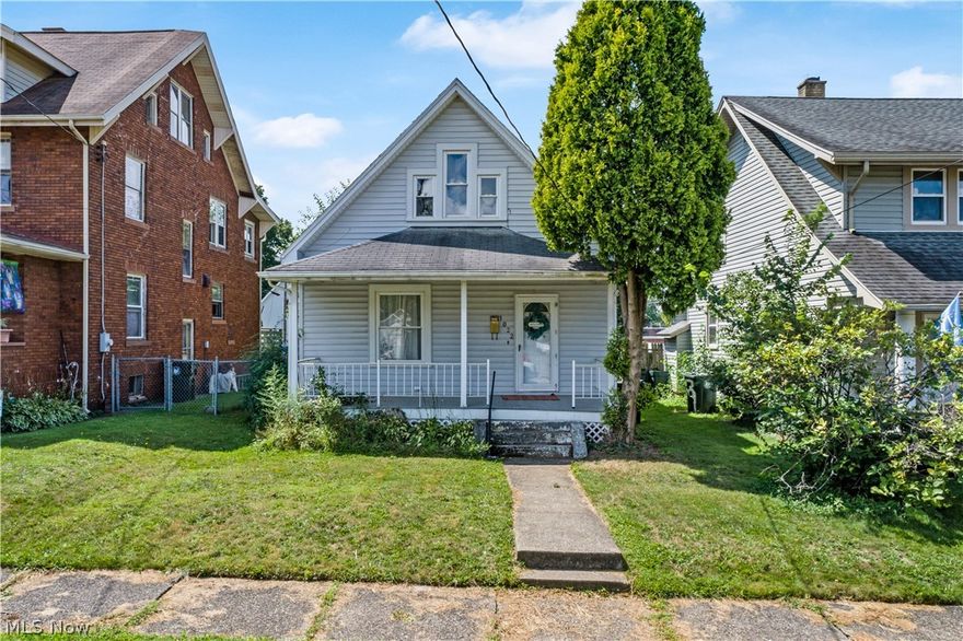 Check out this charming bungalow in Canton - close to Malone University and the highway! The exterior features a large front porch and a rear porch. Inside you’ll find a spacious living room with a beautiful staircase and lots of windows. A formal dining room includes hardwood floors and leads into the kitchen (appliances included). A full bathroom is right off the kitchen. Both generously-sized bedrooms are located upstairs. The full basement offers tons of storage space and a dedicated laundry area. This home has so much character and it’s ready for you to make it your own. Call today to schedule your private showing!