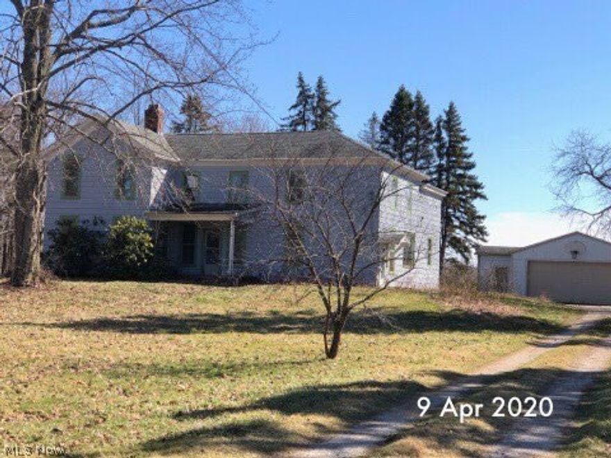 Here is a piece of history,  This home has 11 rooms, 5+ bedrooms, 2.5 baths.  large kitchen with formal dining room.  Living room with fireplace complimented with built ins  on the entire wall.  Huge sunroom off the back of the house for easy access to the 7+ acres.   4 outbuilding one is a detached 2 car garage.  Pond on the property.  So many possibilities with this home.  City of Water.
