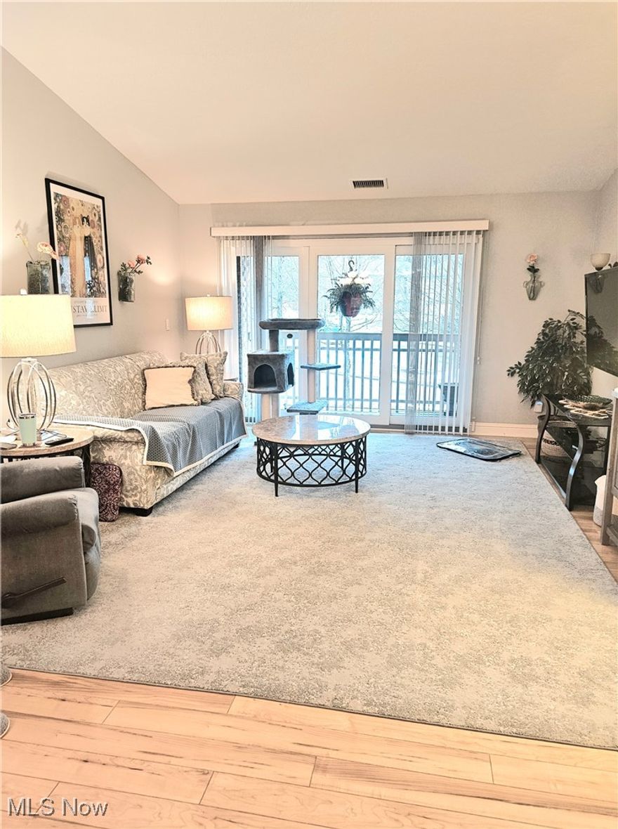 THIS is the ONE TO SEE! One of the few, rare and most sought after floorplans with VAULTED CEILINGS! BEST VALUE IN ROSEMONT in a building with a ground floor entryway, rather than steps up to the entrance. Beautifully updated condo~ Freshly painted, light and bright, with tasteful decor and upgraded finishes throughout. Features 2 Bedrooms AND 2 FULL Bathrooms, Great Room, Eat-in Kitchen, and formal Dining Room, plus balcony, laundry room and attached garage! This is the nicest unit in Rosemont, with high-end appliances, newer furnace and hot water tank, newer/high-end refrigerator, dishwasher, microwave, and range/oven. Kitchen includes an added pantry for storage. This condo feels like a HOME! The community does have a fitness and party room for residents' use. Convenient location near I-77 and the Montrose corridor, with it's restaurants, shopping, and entertainment! Schedule your showing today~ This one won't​​‌​​​​‌​‌​​​‌‌​​​‌‌‌​​‌​​‌‌​​​​ last!