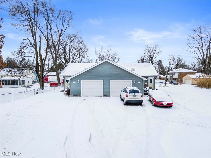 This well built 2001 Duplex in Austintown offers a fantastic opportunity for owner occupants or investors. Each unit features an open floor plan with 2 bedrooms, 2 bathrooms, vaulted ceilings and skylights, creating a bright and inviting atmosphere.The layout is functional and spacious with a large kitchen and dining area offering tile flooring, appliances and lots of cupboard space. Inviting entry ways leads to the living area and Master bedroom and master bathroom. Master bathroom has walk in shower, tile flooring and linen closets. Off the Master Bedroom is a patio over looking the large backyard and extra lot for entertaining. The Duplex includes a full basement and garage for ample storage. This home is in a quiet neighborhood with privacy and close to local amenities. Updates include: New HWT, New AC, New sump pumps. Parcel lot 48-009-0-054.01 included. This is a must see! Schedule your showing today!