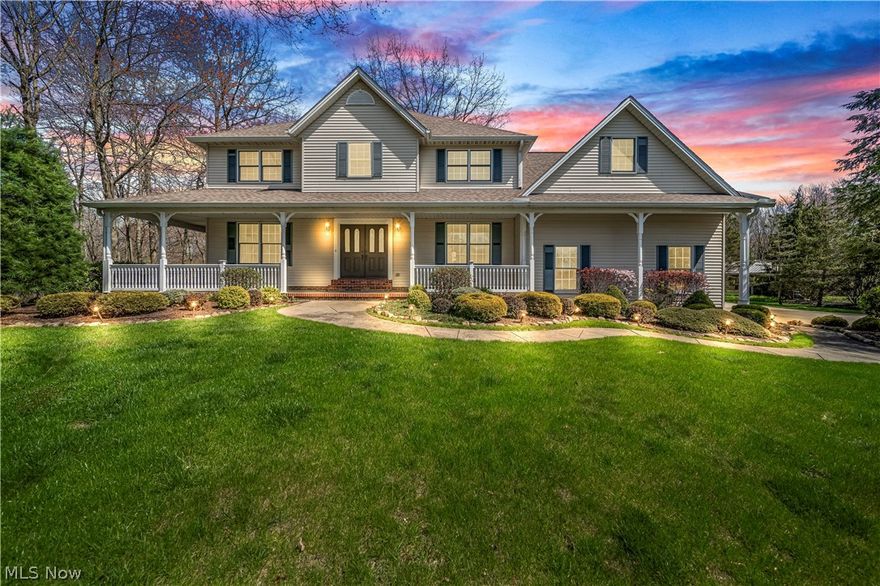 Get ready to be blown away by this stunning property in Perry! Nestled on a sprawling 2-acre lot, this home is a true gem. Step inside and be greeted by the beauty of hickory hardwood flooring that flows seamlessly throughout. With a spacious 3200 square feet, there’s plenty of room to spread out and make unforgettable memories. The gorgeous kitchen overlooks the private deck and professionally landscaped backyard and was recently renovated with custom cabinetry, granite countertops, and new appliances. On the main floor, you will also find the dining room, office or formal living room, laundry room, half-bath, and family room with a fireplace that opens out to the oversized three season room. Choose either staircase to the second level where you’ll find 4 bedrooms and 3 full baths, providing ample space for everyone to have their own sanctuary. The large bonus room (or 4th bedroom) on the second floor offers endless possibilities - from a home office to a playroom or even a personal gym! The fully finished basement is an entertainer’s dream, featuring a large bar area and a convenient half bath. Whether you’re hosting game nights or simply enjoying a nightcap, this space is perfect for relaxation and fun. There is SO MUCH storage on each floor of this wonderful home. Rest easy knowing that all major mechanicals and the roof are newer, ensuring peace of mind for years to come. Outside, there is a two car attached garage PLUS a two car detached heated garage built in 2018 to suit all of your needs! New septic system in 2022. Don’t miss out on this incredible opportunity to own a piece of paradise in Perry!