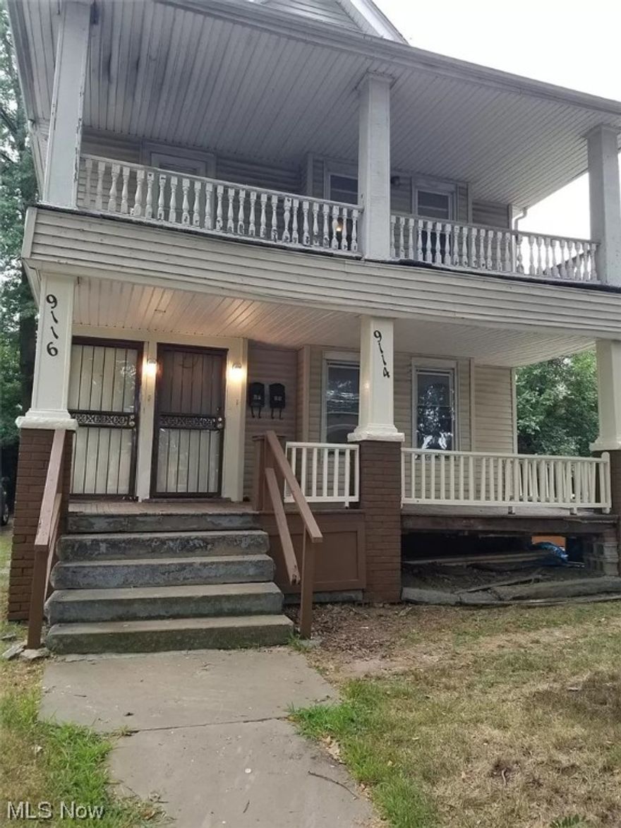 Be the first to see this wonderful duplex!  Kitchens and baths have been remodeled!  Spacious front porches!  Great potential for investors or owner occupants!