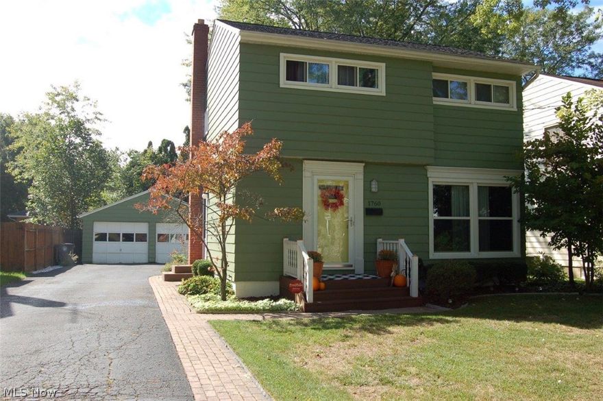 Don't miss this absolutely charming West Akron colonial!  This beautiful home has been updated top to bottom over the years, and the pride of ownership shows!  The main floor features natural hardwood flooring and modern white trim, living room, formal dining room, half bath (a rare find) and updated kitchen with all stainless steel appliances included!  Upstairs offers three ample sized bedrooms and a completely remodeled bathroom! We can't forget to mention the basement is partially finished and washer/dryer are included! Outside you will find a spacious brick patio, cute back yard w/mature landscaping, and an oversized 2 car garage w/drain, opener, and electric.  Major updates include: new roof 2013, hot water tank 2013, all new vinyl windows 2011, bathrooms completely remodeled 2012!  Schedule your showing today!