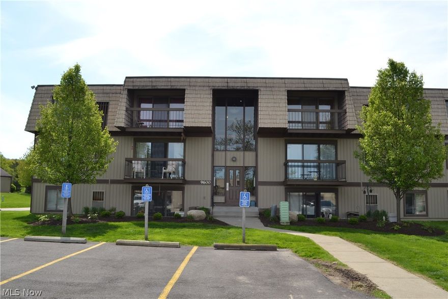 Welcome home to this newly renovated spacious condo in the heart of Sunrise Cove in North Royalton. This second floor unit features all new carpet and fresh paint throughout, electrical breaker box and outlets, kitchen countertop, kitchen and hall lighting fixtures, all appliances are brand new including washer and dryer, newer Stanek windows and patio door, entryway ceramic tile and laminate flooring in kitchen and bath! Unit comes with in suite laundry, garage space and additional storage area. The grounds provide underground utilities so as not to disturb the park-like setting, large community pool with lifeguard, basketball & tennis courts, and even a large rec hall available for rent with kitchen and parking. Just minutes away from shopping. The home is a must see and has been meticulously maintained.