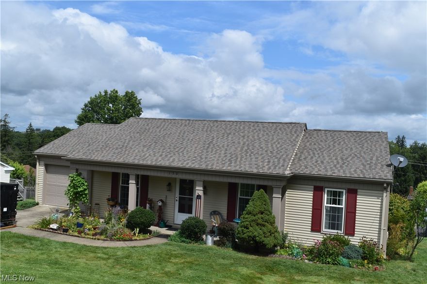 Remarkable ranch home has loads of curb appeal with the extensive landscaping and a terrific yard. The home offers 3 bedrooms with a possible 4th bedroom in the basement that the current owner is using as an office, 3 full baths, and a huge basement rec room to enjoy time with your family. There is lots of closet and storage space throughout. The home has new shingles that were installed at the beginning of August 2023. It also has a 2 car tandem attached garage. The home is located in a lovely St. Clairsville neighborhood and is close to the bike trail, shops, restaurants, parks, and more.