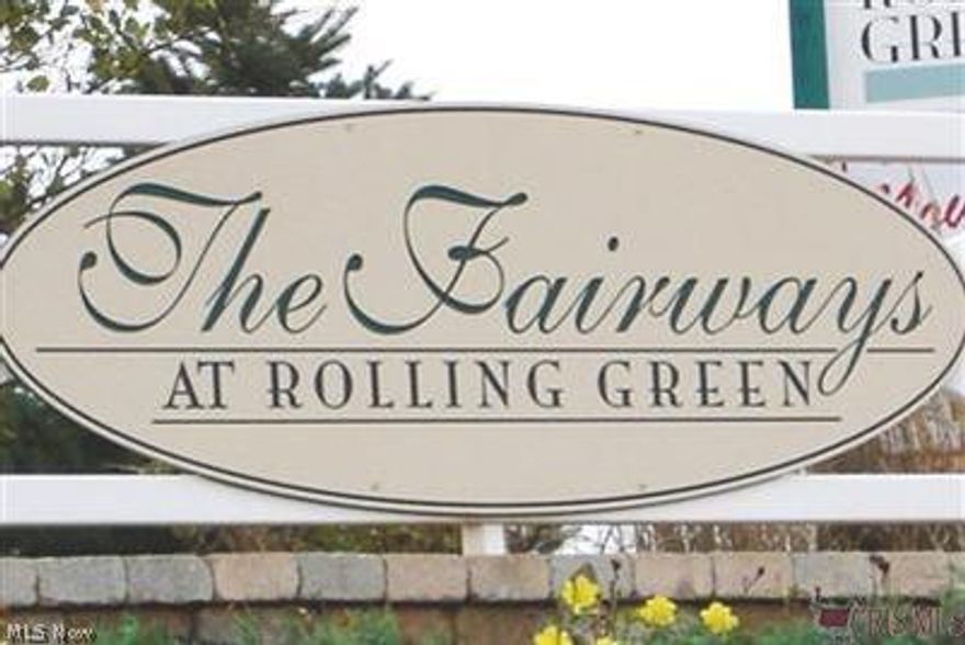 Don't miss outlots are limited in The Fairways at Rolling Green!  Bring your builder to this country-like setting with golf course views and some pond views. Development includes sidewalks, curbs and street lights!  Building Restrictions: one story home 2000sf, two story home 2400sf, split level home 2200sf, Cape Cod home 2200sf.  All new builds subject to Architectural Review. Conveniently located near schools, retail, Rt. 77, Akron Canton Airport and Southern Summit County.