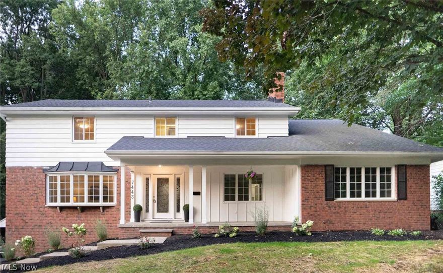 NEW HVAC. NEW windows. NEW doors, NEWer roof. NEW flooring. NEW water heater and MORE! This five bedroom, 4.5 bath residence has undergone a stunning transformation, boasting modern upgrades and stylish finishes throughout.  Step inside to discover a spacious and bright living space adorned with new flooring and fresh paint, creating a welcoming atmosphere for family and friends. The all new kitchen features a new suite of stainless appliances, expansive quartz countertops, and manifests  luxury with an adjacent walk in butler’s pantry! The inviting den, adorned with a classic brick fireplace, wooden beams and beautiful views provides warmth and comfort on chilly evenings.  As you make your way to the home’s 2nd level, you’ll be captivated by the luxurious master suite with a stunning glamour bath which features a jetted whirlpool soaking tub, double vanity, gorgeous views and plenty of storage. Providing comfort and privacy to all, two additional bedrooms share a fully remodeled Jack and Jill full bath, while the 4th and 5th bedrooms enjoy the convenience of a third upper level full bathroom. A bright, newly finished basement provides endless opportunities to be an in-law suite, teen space, or the ultimate entertainment suite with its own full kitchen, full bathroom, living space and separate entrance. Beyond the living area, discover the wooded backyard reminiscent of a picturesque park. Unwind and entertain on the massive 700sq ft deck, surrounded by lush greenery and shade trees. With its perfect blend of comfort and elegance, this home offers an unparalleled opportunity to create lasting memories in a truly enchanting setting. More than a house- This is home.