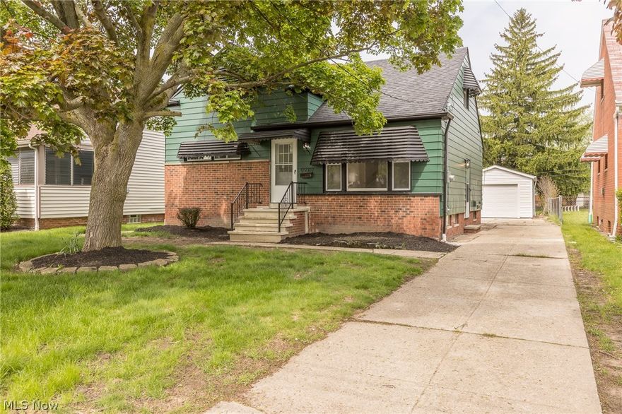 Charming, fully updated 3-bedroom, 1-bath bungalow offering modern comfort and peace of mind! This move-in-ready home features a brand-new garage, new roof, new windows, and central air for year-round comfort. Step inside to a beautifully renovated interior with a completely new kitchen showcasing new appliances, an updated bathroom, fresh paint throughout, and new carpet. Perfect for first-time buyers or anyone looking for low-maintenance living with all the major updates already completed.