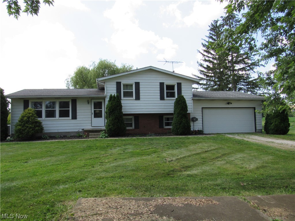 Conveniently located with easy access to Akron and Cleveland, this 3 Bedroom, 2 bath home sits on over 3 acres and is in Norwayne School District. Bring your design ideas. Second bathroom is partially finished. Plenty of living space with a living room, family room, and partially finished lower level. 2 car garage plus a 24 x 30 outbuilding for all your toys and equipment. Windows and roof approx 10 years. Heat pump, furnace and hot water heater (2022) Carpet throughout (2022) Septic cleaned and serviced (2022)