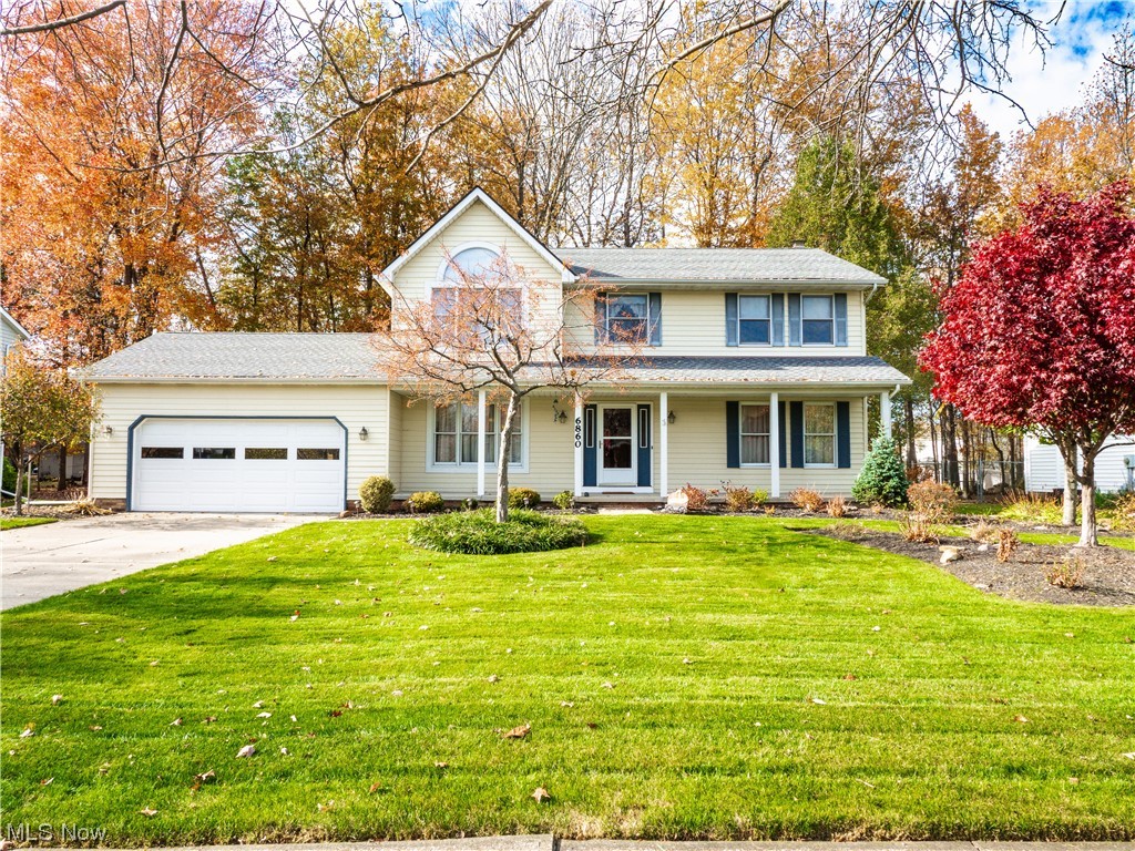 Welcome to this gorgeous neighborhood, where you'll find this beautiful 4-bedroom, 2 1/2 bath home. The first-floor encourages connection with the open-concept kitchen, eating area, family room & half bath. The second level includes 4 bedrooms and 2 full bathrooms. Dry basement includes a finished area for hosting friends and lots storage of space. Recent updates include kitchen, bath, carpeting / flooring, furnace, roof. Spacious shaded back yard with pond.