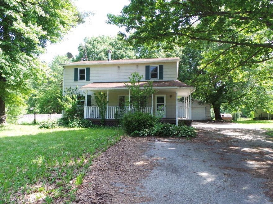 Great family home on Brimfield Lake. First flr master. Wood burning fireplace in living room. Sliding doors off kitchen lead to one of two decks. Wrap around front porch, Fenced yard, 2+ car garage.  Above ground pool stays.  Please note that the seller is Secretary of Veterans Affairs and Property was built prior to 1978 and lead-based paint potentially exists.  Prior to seller receipt and approval of the full title package from foreclosure, Seller to provide Non-Warranty Deed only.