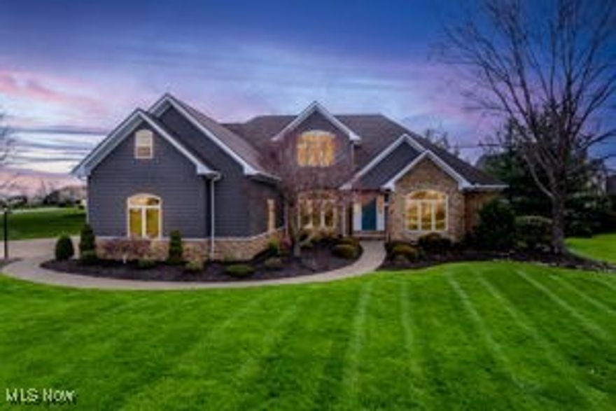 Nestled in the prestigious Fox Meadow community, this exquisite residence offers an impressive 6,379 square feet of meticulously designed living space. Featuring 4 bedrooms and 4.5 bathrooms, this home combines elegance with modern convenience. The property has undergone extensive updates, including solid hardwood floors, a 2017 roof replacement and comprehensive 2022 improvements to the heating and cooling systems with dual furnaces and air conditioning units. The gourmet kitchen was beautifully refreshed in 2023 with painted cabinets, new backsplash, modern appliances, and stylish hardware. This home boasts an additional room that can be an in-law suite on the first floor. The primary bathroom underwent a luxurious transformation in 2024, now boasting a sophisticated doorless shower, freestanding tub, and heated tile floors. The home's quality construction is evident throughout, with recent enhancements including air sanitizers, additional insulation in the bonus room, updated secondary bathrooms, and a completely refreshed interior paint scheme. The spacious basement provides additional living space and storage options. Situated on a generous lot with professionally maintained grounds, the property features a functional sprinkler system that was recently tested and winterized. The neighborhood offers excellent amenities, including. This Highland Green residence represents an exceptional opportunity to own a thoroughly updated, high-quality home in one of Medina's most coveted communities.