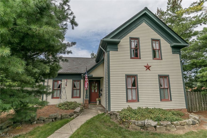 Don't miss this quality custom built home. The style is of a 1870's Greek Revival Farmhouse, although not nearly that old.  Built in 1997, the workmanship and architectural detailing throughout is top notch. The home features 2 x 6 sidewall construction, douglas fir floors on the first floor, and 6 leaded glass windows.  A flex room on the first floor that can be used as bedroom, office, music room or whatever your needs would be. Main floor bath offers a claw foot tub, and pedestal sink. The living room has a woodburning masonry fireplace with a gas start. The kitchen is complete with maple cabinets and includes all the appliances. There is a covered concrete porch with footers off the living room that can be converted to living space. Upstairs is a master bedroom with a walk in closet, a second bedroom and a full bath. Over the garage is additional living space consisting of a kitchenette, full bath with shower, and living/bedroom area. Great space for out of town guest or hobbies. T