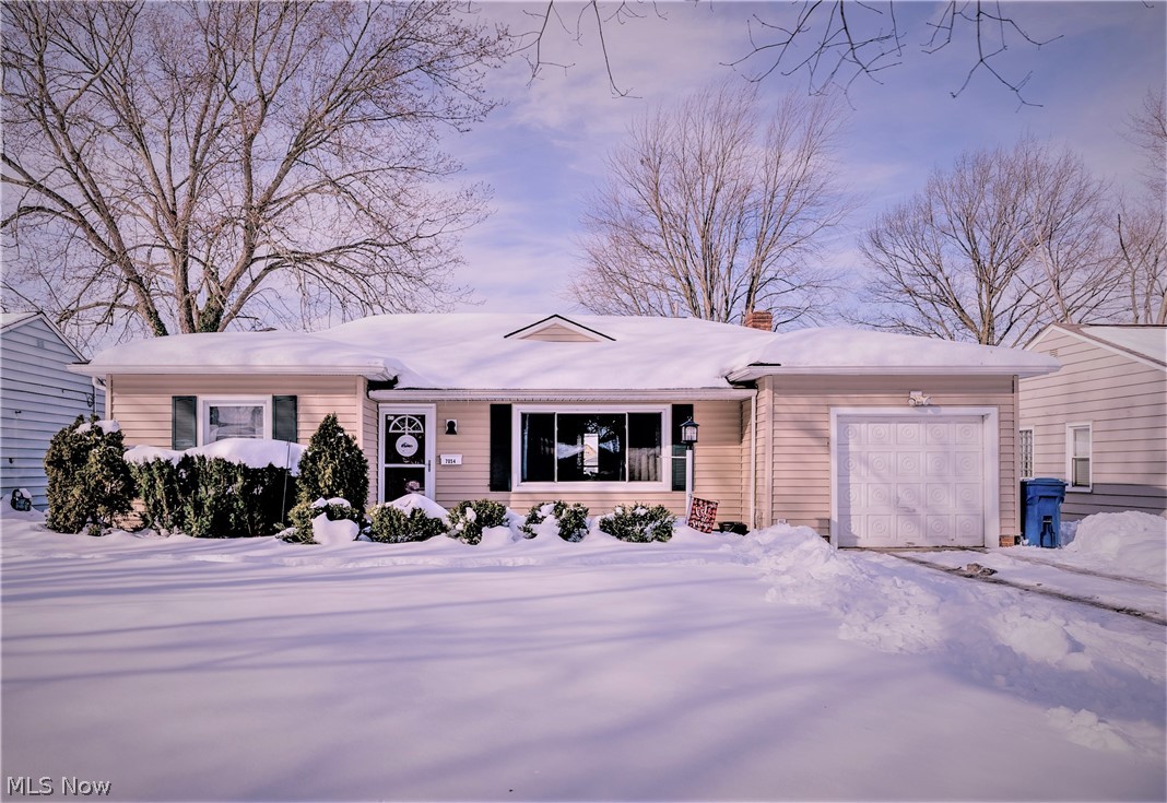 This adorable ranch home has been well-maintained! Spacious living room opens to eat in kitchen. Tons of recent updates include roof, vinyl siding, Breeze 33 cooling/heating system, gutters, soffits, entry doors, vinyl plank wood flooring (main living areas), kitchen countertop, faucet and backsplash, privacy fence with gate, new appliances, and more! Bathroom recently updated with walk-in shower. Vinyl windows. Laundry conveniently located off kitchen. Spacious backyard is private and features a large patio for entertaining and is fenced on all sides. Double wide driveway fits two vehicles side by side. Truly move-in ready. Don't miss this opportunity to own while interest rates are still low! Call for a private showing soon! This one will go fast.