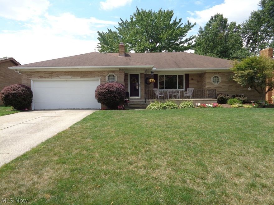 Welcome home to this charming 3 bed 2 full bath brick ranch located just off of Big Creek Parkway. Enjoy all the amenities of the metroparks in just minutes. Move in ready home! Covered front porch & 3 season room allow for optimal relaxation. Fully fenced yard! Possible 4th bedroom in basement! Walk in through the foyer to be greeted by beautiful hardwood floors in the great room that features a stone wood burning fireplace, large picture window & plenty of space for all your needs. Open concept floor plan allows for easy access to dining & kitchen areas. Views of privacy fenced yard. Huge kitchen boasts all appliances, breakfast bar, tons of cabinetry/pantry & much more. Additional living area adjacent to the kitchen has access to the sun room which leads out back to a deck & well manicured yard. Large storage shed! Spacious bedrooms with great closet space! Partially finished basement offer yet another living space with 2nd stone wood burning fireplace. Additional room provides spac