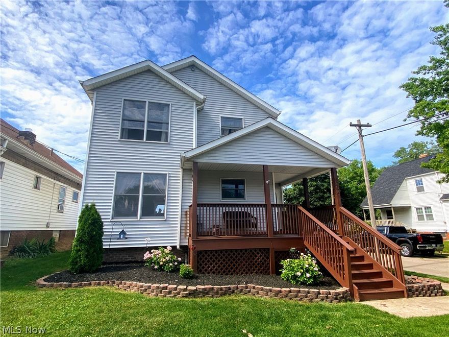 Welcome to this amazing colonial in much desired Old Brooklyn. This home is young for this neighborhood built in 1999. It's a 4 bedroom 2.5 bathroom home,  a gem for this neighborhood. Open living space from the kitchen into the dining and living room areas. All new luxury laminate wood-style flooring throughout this level. Sliding door gets you out to the backyard oasis with full freshly painted deck, firepit area, garden and large 2.5 car garage with heat and cable access. On the first level is also a laundry room and a large 1/2 bath that has just been refinished. The second floor boasts 3 bedrooms with a large master suite with direct bathroom access. New finishes in the full bath upstairs as well. The basement is a great entertainment area with a full bathroom, bedroom and built in bar. The updates include but are not limited to HVAC, water heater, countertops, fence, toilets, bath faucets, painting throughout and more. This is a MUST see! Welcome Home!