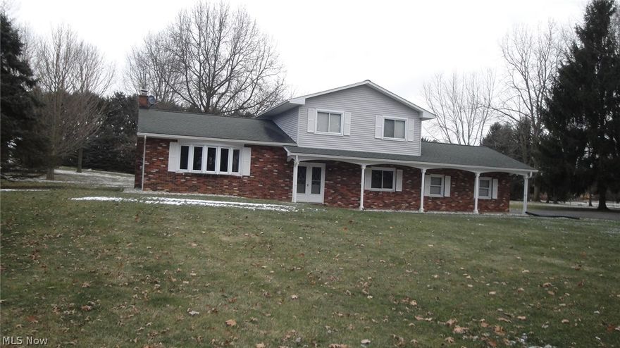 Trees surround this beautiful 5 acres home in the country. If you like private this home for you. 4 bedrooms with 2 bath. Huge sun room on back. 2 sheds & green house for summer time. This home needs nothing done. All updated in last few years.