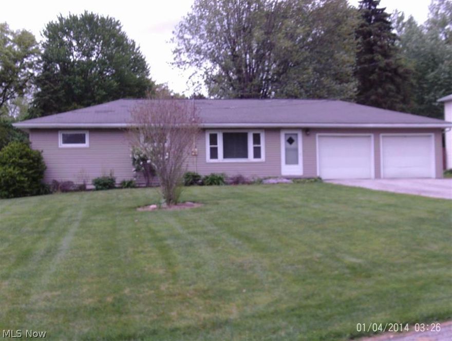 Rural Village Location In New Pittsburg...Level Lot With Trees In Backyard...Covered Patio At Rear...Natural Gas Furnace With Additional Blue Flame Heater For Basement...Newer Thermal Pane Windows...1 Year Old Carpets In Bedrooms And Living Room...Gas Range, Dishwasher and Refrigerator Make For Ready Occupation.