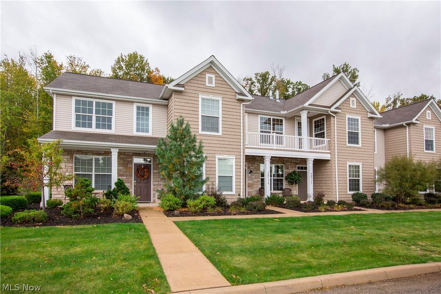 Gorgeous, Modern 2 bedrooms 2 bath Ranch-style Condominium. Easy living all on the 1st floor. Stunning Kitchen with breakfast bar, upgraded stainless appliances, granite counters and tile back splash. Master suite offers walk-in closet plus amazing 4 piece master bath. Many upgrades throughout. Open floor plan. Your very own 2 Car attached garage. Secluded and quiet area in the center of Avon. Clubhouse amenities include beautiful party room, baths/workout area/gym, kitchen and fabulous outdoor pool. Wonderfully appointed condominium with no maintenance living! (Please note slight increase in maintenance fee expected Spring 2016)