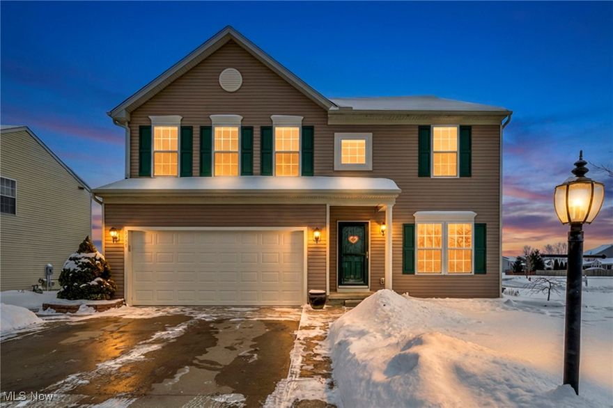 (Video Available) Exceptional find offering space, comfort, & value in one of the area’s most sought-after communities, featuring Sandy Ridge Nature Reservation w/walking trails/scenic lakes, all while being centrally located near shopping, entertainment, highways. Inviting home offers 4 spacious bedrooms, 2 full/2 half baths w/convenience of a bathroom on every level, desirable second-floor laundry, finished basement. Smart, easy-living floor plan is ideal for both relaxing and entertaining, highlighted by an open kitchen & family room that create the perfect gathering space. Kitchen features upgraded cabinetry, center island, gleaming wood floors, large pantry, excellent functionality for everyday living. Light-filled family room is complemented by front flex room that can serve as a home office/formal dining room. Spacious owner’s suite is a true retreat, offering a private bath w/soaking tub, generous countertop & walk-in closet. Finished lower level comfortable media/rec room w/modern recessed lighting, & bath, extra unfinished space ideal for storage/future expansion. Enjoy a fully fenced yard/storage shed, plus widened driveway, insulated garage door. A/C 3 years. Washer/dryer 1 year. Well-appointed home with space, amenities, location.