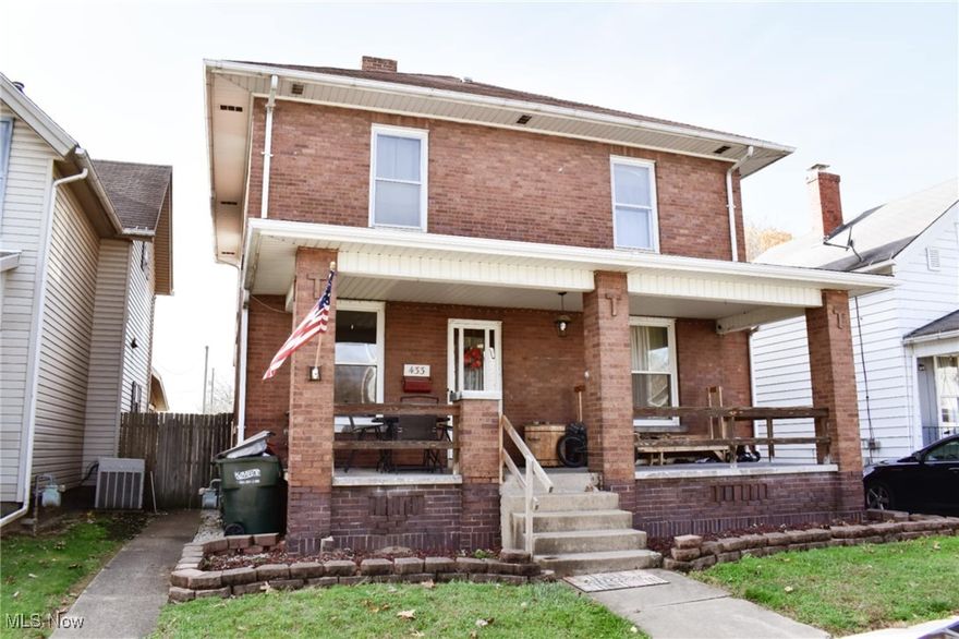 This spacious brick home offers a traditional floor plan and open concept entertaining between it's dining room and living room. You'll first walk into a foyer where the wood burning fireplace adds the extra heat source and a cozy ambiance for this chilly season. The kitchen provides a functional layout and leads out to your large rear deck overlooking the long stretch of fenced yard. The second level offers three bedrooms and a full bathroom while the lower basement level has a half bath and fourth bedroom.