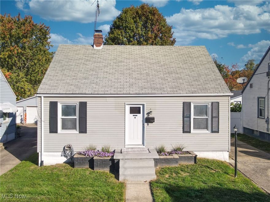 Welcome to this charming Cape Cod at 787 Austin Ave! This lovely home features 3 bedrooms and 1 bathroom, making it perfect for your needs. As you enter through the front door, you'll be greeted by a cozy living room that leads to a hallway featuring two of the bedrooms and the bathroom. From there, you'll find the inviting eat-in kitchen area. Venture up to the second level, where you'll discover the third bedroom, offering a private retreat. The lower level is unfinished, providing endless possibilities for customization or ample storage space. Step outside to enjoy the delightful patio in the backyard. Plus, this home includes a convenient 2-car garage. Don't miss the opportunity to see this gem—call today to schedule a showing!