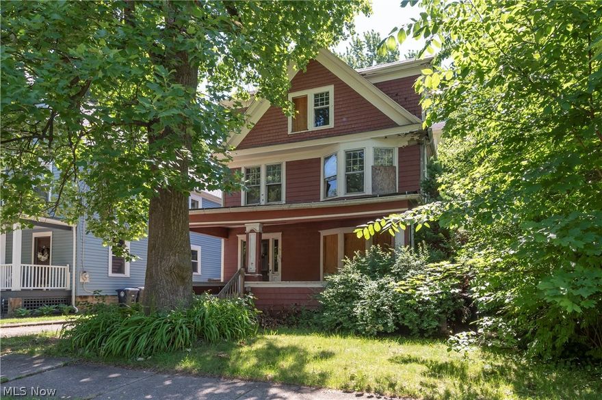 WANTED: A creative, hardworking visionary who can see the true potential and beauty in this once stately Highland Square beauty. This home has 4-5 bedrooms, is plumbed for 3 baths, has 2 cedar closets on the third level, and still retains plenty of it's original charm. It is a blank canvas waiting for you to make it your Dream home!