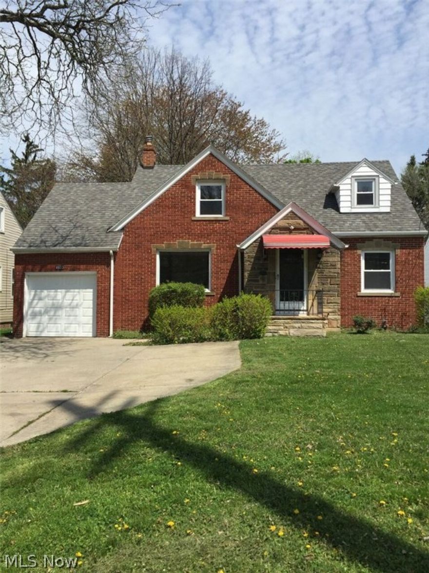 4933 Monticello, Richmond Heights, Ohio 44143 -- Brick bungalow home that offers 4 bed 2 baths! 

$1,125 rent / $1,125 deposit 
$25 application fee per adult 
1-2 pets OK with additional deposit
NO CMHA / NO SMOKING

Incredibly well maintained 4 bedroom 2 bathroom brick home that has gorgeous hardwood flooring, eat in kitchen, living & dining room, 2 bedrooms on the 1st floor, 2 bedrooms on the 2nd floor in the dormer of the home.  1 car attached garage, central air conditioning, the basement is unfinished but is dry and offers great additional storage space and washer/dryer hook ups.  The backyard is very private and is partially fenced in! 

Tenant pays all utilities including water/sewer, gas and electric.  Tenant must provide own appliances.  No Section 8!