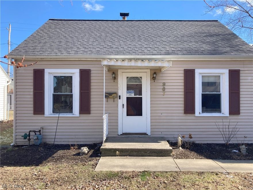 Cute ranch in desirable area of Willoughby.  Some flooring, a little paint, and some finish work and this home is ready to go.  This home has a newer roof and a two car garage.  The back of the home has a small deck for entertaining.  This is a perfect starter home for someone that wants to put there own touches on their new home.  It could also be great for an someone that wants to downsize or just wants the simplicity of one floor living.  There is mostly hardwood floor that can be refinished to look amazing, and your close to everything.  Call today for a private showing.