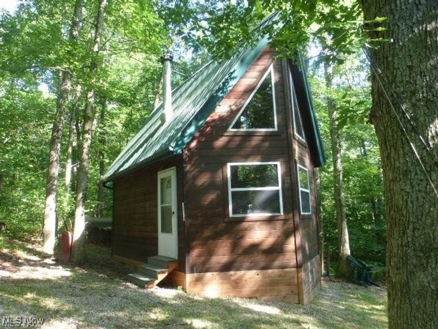 Nestled on 5 secluded wooded acres just minutes from Salt Fork Lake, this beautifully crafted cabin offers the perfect blend of privacy and convenience with a "tiny home" footprint. Built in 2010 by Dutch Barn Builders, the cabin comes fully furnished and ready to enjoy. It’s fully insulated and features stunning hardwood floors throughout. Enjoy off-grid living with solar panels providing electric power and a cozy wood-burning stove for heat. A loft with an additional bed adds extra sleeping space, making this the ideal retreat for nature lovers or weekend getaways. There is currently no septic system or water supplied to the cabin.