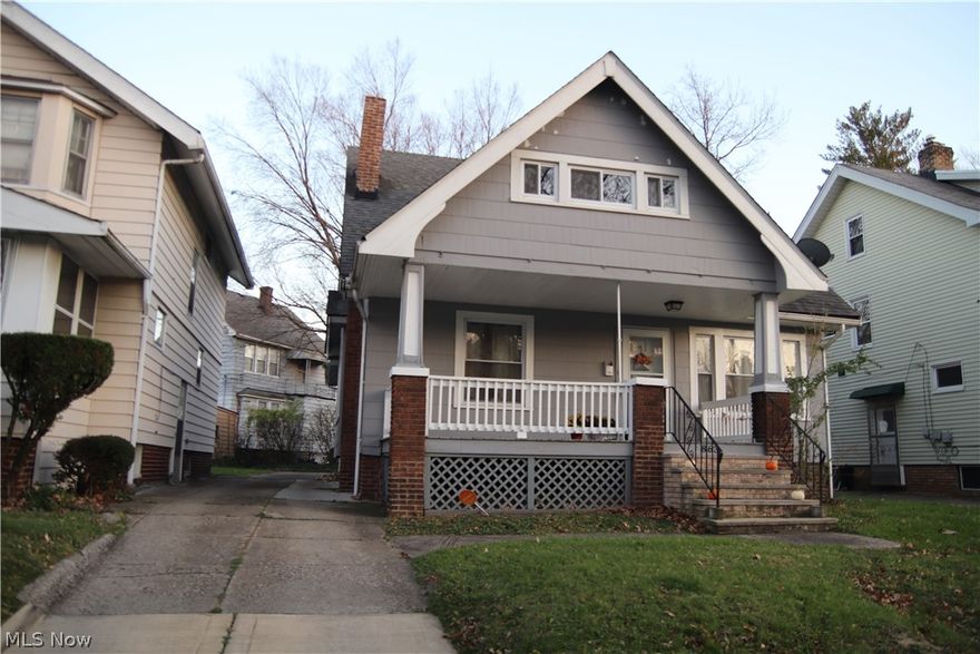 This 4 bedroom home is quite spacious! Large living room and formal dining room. Kitchen large enough for a table and plenty of cabinet space. Two bedrooms on the first floor and two additional bedrooms up as well. Bonus room upstairs could be walk in closet, office or storage space. Covered front porch. Great investment opportunity!