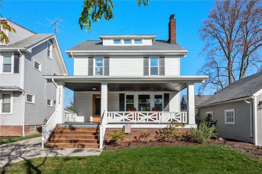 Discover this beautifully renovated West End Lakewood home, meticulously transformed in with high-end finishes and thoughtful design. This home boasts 3 spacious bedrooms, 2.5 bathrooms, a versatile bonus room, and a finished basement—perfect for comfortable living and entertaining. The open-concept kitchen has been redesigned with new cabinetry, quartz countertops, a butcher block island, stainless steel appliances, and a stylish tile backsplash. Enjoy gatherings in the large great room and dinette area, or relax in the cozy front room with a fireplace, custom built-ins, and ceiling fan. A convenient half bath completes the main level. Upstairs, the remodel features a lovely master suite with a generous walk-in closet and stunning bath. The additional bedrooms share a full bathroom with matching finishes, creating a cohesive, custom look. The third floor offers an impressive bonus room, perfect for a playroom, office, or gym. The finished basement adds even more space for entertaining or relaxing. Outside, enjoy a 2-car garage with an opener, a fresh driveway, and a wood privacy fence. Major upgrades include newer windows, roof, storm doors, insulation, electrical, plumbing, AC, furnace, and a tankless hot water heater. Located near everything you love in Lakewood! Come experience this home today!
