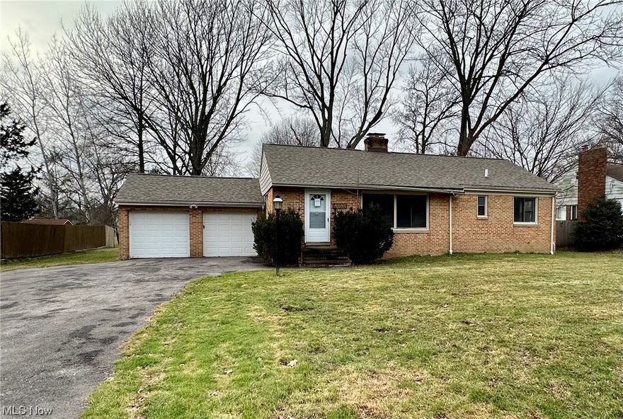 Amazing investment property! in this market! 3 bedroom 1 bath ranch in awesome North Olmsted. The house remodel needs finishing, it is not ready to move in. It is a great opportunity to fix up to the new owner's desires. Also has enough meat on the bones to be a valuable flip or investment property. Sellers are only accepting cash offers. Selling as - is.