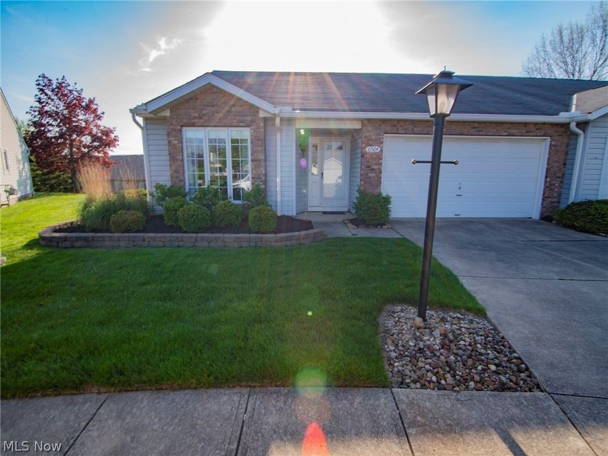 Welcome Home to this ranch cluster home in Huntington Park. This house is in a great location with close access to shopping and highways; yet is tucked away in a serene development. Located on the quiet culdesac this end unit has so much to offer. As you enter into the open foyer you will see the very spacious living room and dining room. The windows offer a lot of natural lighting throughout. The eat in kitchen is open to the family room for ease of entertaining. Off of the family room is a private covered patio that is perfect for that cup of coffee in the morning, or winding down in the evening. The owner’s suite has a large walk in closet and its own private bathroom. The master bathroom has an oversized walk in shower. This space is completed with a second bedroom, full guest bathroom, and a laundry room. This association offers tons of amenities including a pool, tennis courts, and more! You don’t want to miss out on the opportunity to make this house your home.