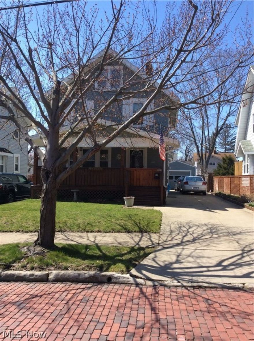 Wonderful 4 bedroom 2 full bath home. This colonial features a galley kitchen with a formal dining room. First floor master bedroom w/full bathroom. Second floor has 3 bedrooms and the second full bath.  Basement has a stand alone shower. Fenced in backyard and fenced in front porch. Also has a 1 car detached garage. This is a must see!
