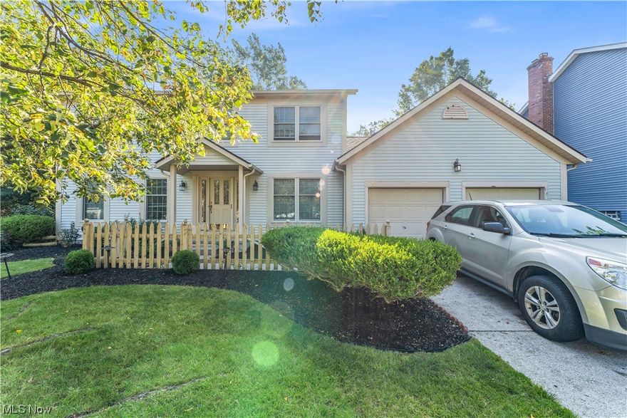 Gorgeous 4 bedrooms, 2.5 baths, and 2 car attached garage colonial home located on a cul-de-sac street in a neighborhood in Strongsville, OH. Spacious eat-in kitchen has enough cabinetry, breakfast bar and granite countertops. There is a separate dining room for families to eat and have fun. The nice sized deck has enough space to put chairs to have wooded views. Current updates include, freshly painted interior walls 2023, range hood 2023, flooring in 2 rooms and hallway in main 2023, water tank 2020. Please schedule your showing for this beautiful home and make it yours!