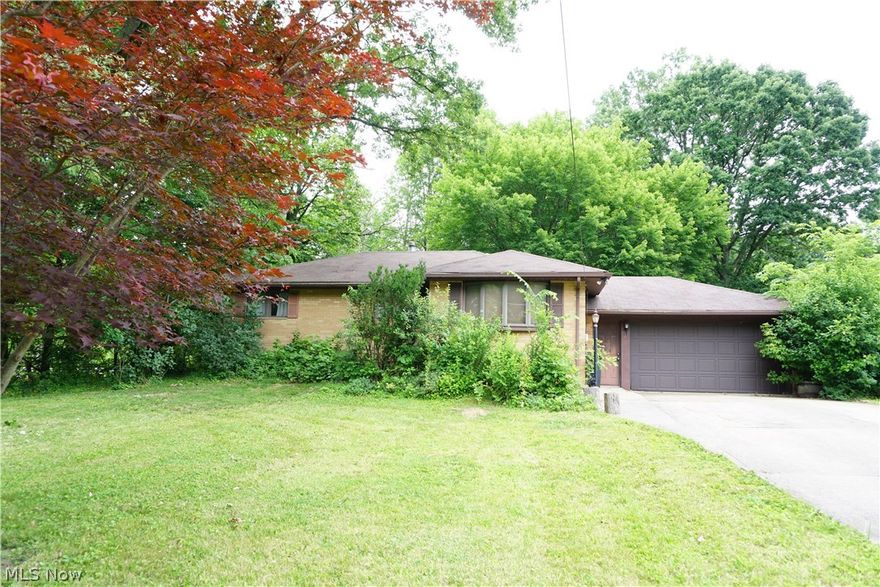 Great investment opportunity!  Solid, well-built brick ranch on a quiet, dead-end street.  Home boasts two parcels for a large, private backyard.  Home needs TLC, however all mechanics work great.