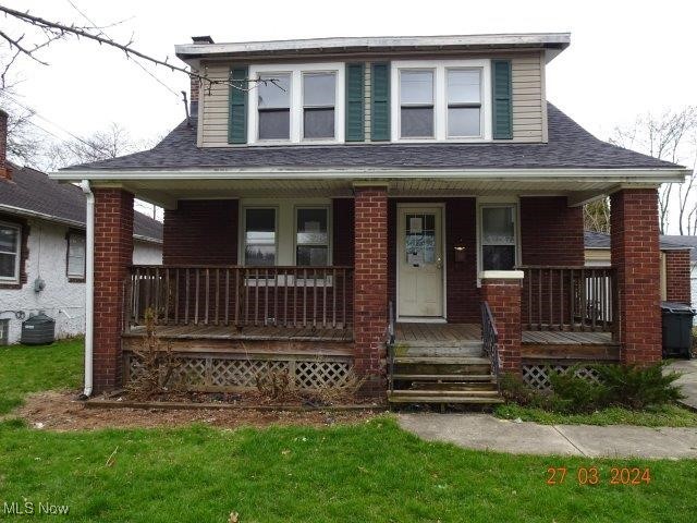 Brick home in Ellet! This home offers a large foyer, living room with fireplace, formal dining room with original woodwork and built-ins. 3 bedrooms and a large bathroom up with a full basement, attached 1 car garage and a very nice large fenced in back yard. This home does need a little polishing but the good news is it's available for you right now!