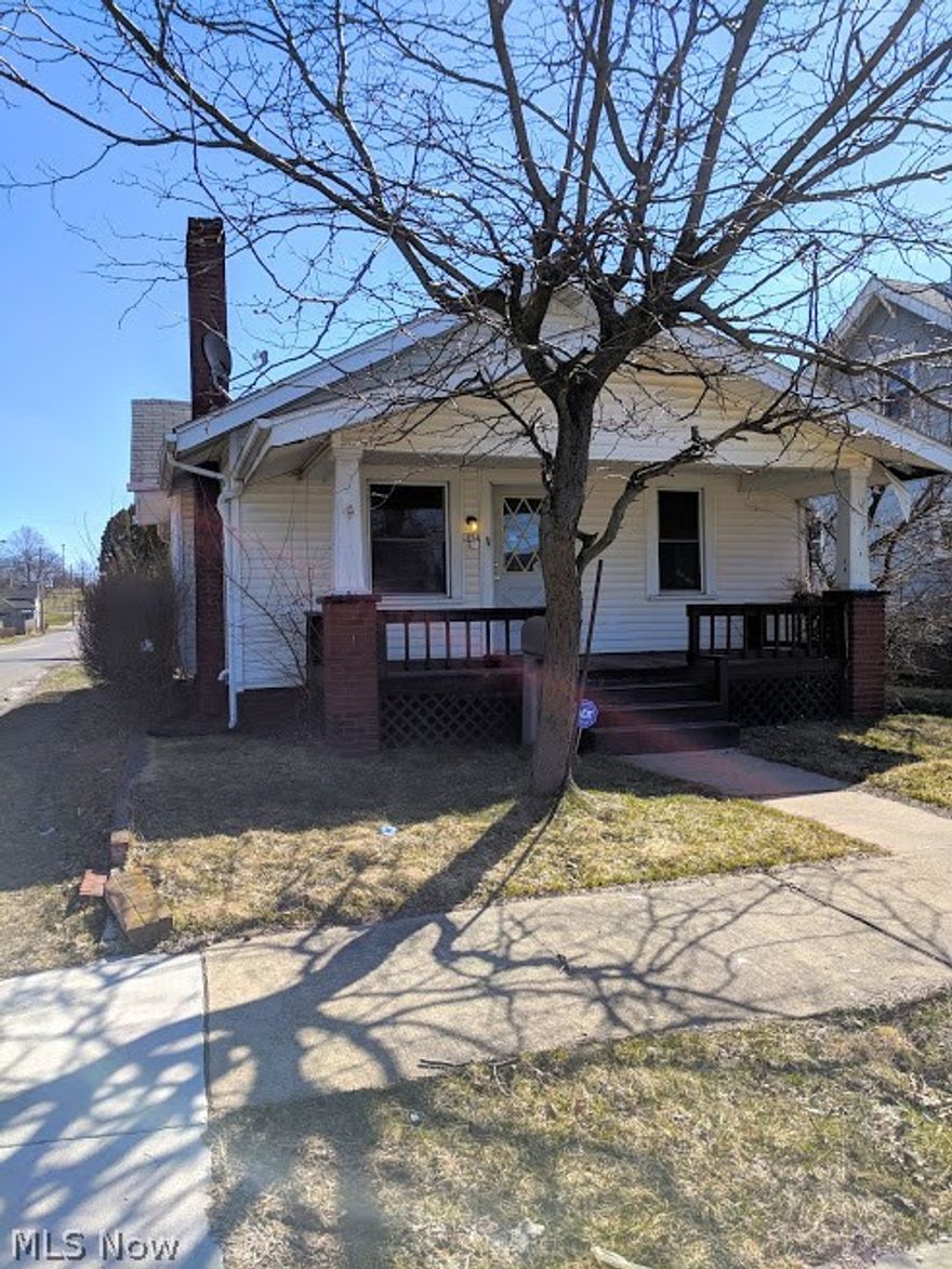 Small ranch home offering two bedrooms, one bath, single car garage and chain link fence surrounds back yard.
