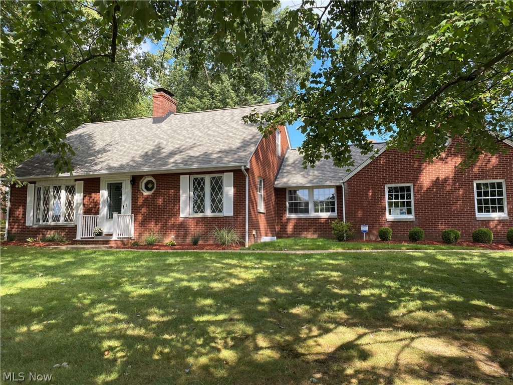 Lovely Cape Cod style quality brick home in a lovely location close to shopping. This floor plan is not a cookie cutter and has plenty of space for today's family living. The over half acre lot is perfect for enjoyable outdoor space. The basement features a Recreation Room with fireplace as well as an additional room for office/den or whatever the need and also a step in shower in the laundry area. There is plenty of storage space in the basement and attic area. The home features Pella Windows and has been very well maintained.
