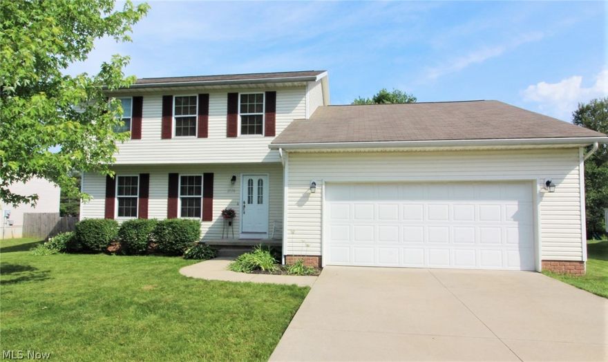 Beautiful 2005 Built 3 Bedroom 2.5 Bath Colonial with over 1900 Square Feet!
You’ll love this Bright and Airy Home with White Moldings, Neutral Ceramic Tile,
Pretty White Gas Fireplaced Family Room with Large Windows for Plenty of Light. The Dining Room is Great for Entertaining or as a Large Office.  Perfect First Floor Laundry Room leads to Large Two Car Garage.
The Spacious Eat-in-Kitchen has white cabinets, stainless steel refrigerator, Neutral Corian
Countertops with sliding glass doors leading to Private Patio with Jacuzzi.  Plenty of Room for Outdoor Fun with the Large fenced in backyard with an Amish built shed for extra storage.  Large Master Bedroom with Ensuite includes Double Sinks and Separate Shower from Large Tub.  Enjoy movie night or a home gym along with tons of storage in the Nicely Finished Basement!  This Gorgeous Home near Schools, Shopping and Restaurants Won’t Last!