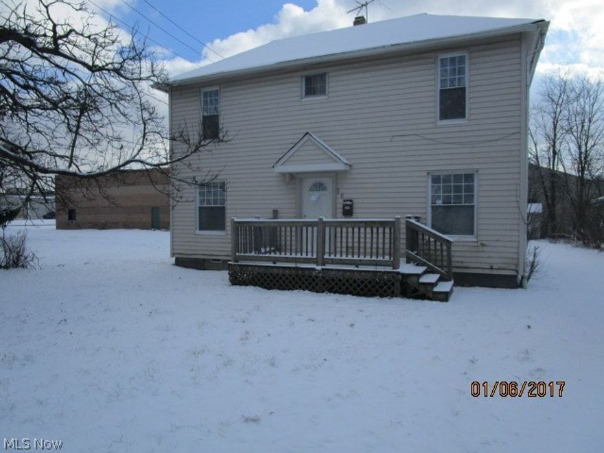 Large Three bedroom Colonial located in the Historic district. Additional features include Two full baths, formal dining room and great room sizes! Full basement and nice deck off of back.  Two car detached garage. Don't miss this great opportunity!