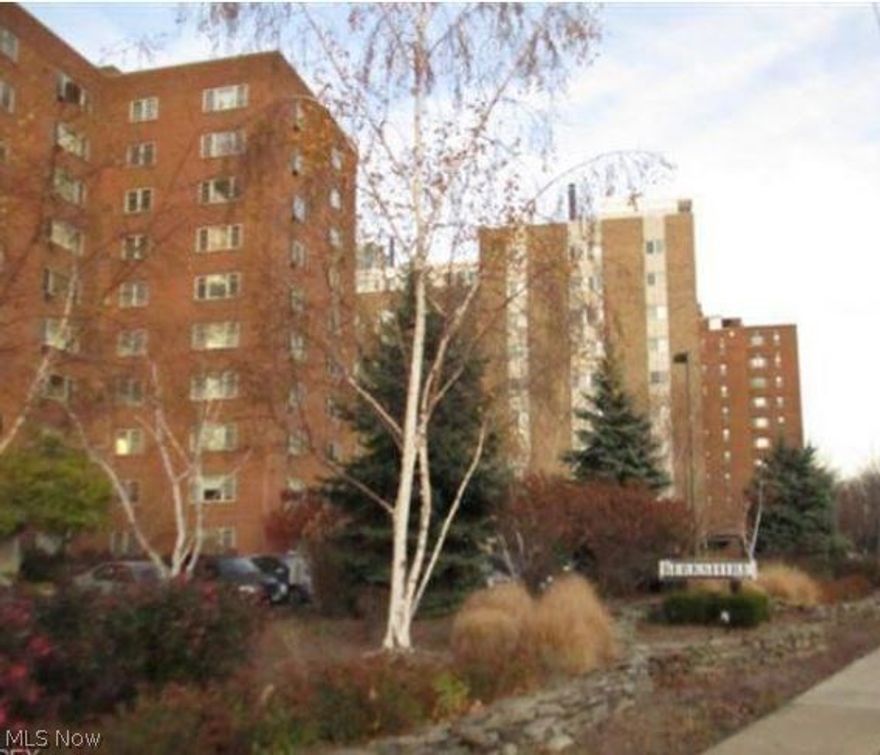 Top floor lakefront condo in a perfect location.  Minutes to downtown Cleveland, Edgewater park and beach, and more.  Finished rooftop patio to sit back and enjoy the evening sunsets over Lake Erie and views of Cleveland's downtown skyline.  Utilities included in HOA fee.  Owner pays cable and phone.  Kitchen complete with dishwasher, stove, refrigerator and pantry.  2 bedrooms/2 full baths, dining room, large foyer.  Master bedroom has private bath and 2 closets.  Large walk-in closet in foyer.  Private storage room right outside of unit.  Heated outdoor pool.  Beautiful gardens around perimeter of property with room to reserve a space for an individual garden.  Picnic tables and barbeque grills available for outdoor dining.  Several large Purple Martin houses in garden/pool area for mosquito/midget control and entertainment.  There's a laundromat on premise at garage level, also an indoor carwash bay in garage right as you enter so one could power wash salt off car before parking, if desired.