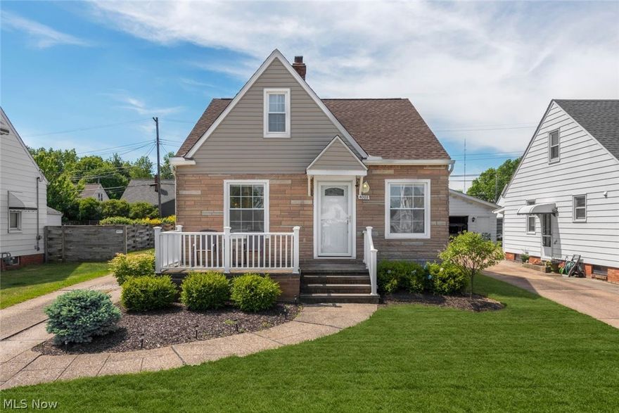 Welcome home! This beautifully maintained Parma bungalow is completely move in ready. Everything upgraded in 2016, including h20 tank, A/C, windows, and remodeled kitchen. Furnace replaced in 2019. Kitchen is complete with granite counter tops, stainless steel appliances, and opens up to a spacious dining area. The main floor living area is painted in neutral colors and there is plenty of space to relax. The full bathroom (2016) and two spacious bedrooms complete the main floor. Upstairs, you will find plenty of storage space and a huge Master Bedroom. New carpet and neutral colors, just waiting for your personal touches! The basement is completely finished with a full bath. Perfect for entertaining or movie room! Washer and dryer stay.