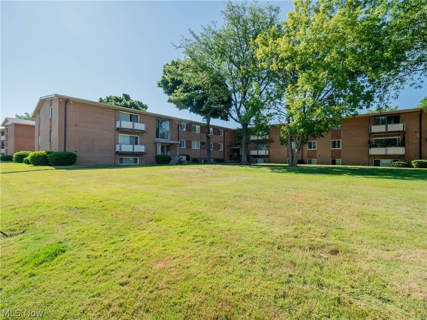 Welcome home to your peaceful retreat within walking distance to many conveniences. This well laid out 1 bedroom condo allows for privacy when you entertain and yet feels cozy at the same time. The kitchen features newer over the range microwave, electric stove, side-by-side refrigerator, dishwasher, and garbage disposal. Plenty of storage in this well-planned galley style kitchen. The dining area opens to living room with many options for furniture layouts. Two extra closets in the hallway allow for storage and organization. There is a large closet in the bedroom as well. Bathroom features newer fixtures in the tub/shower combination. Carpet throughout the unit is only 1 year old. Bring your furniture and move right in, or start your investment portfolio here as leasing is allowed in this building. Schedule your showing before this Rocky River gem is gone.